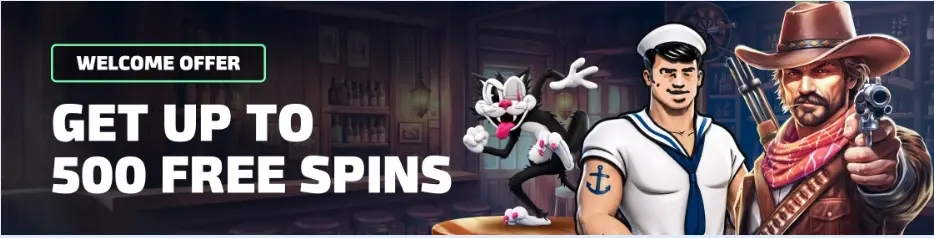 Duelbits welcome offer: get up to 500 free spins