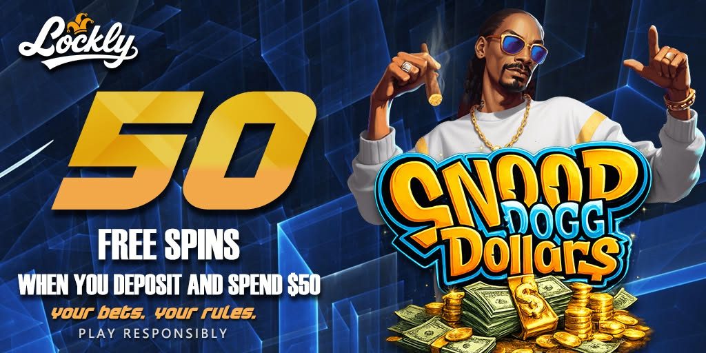 Snoop Dogg Dollars on Lockly — 50 free spins when you deposit and spend $50
